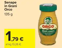 Carrefour Market Senape in Grani Orco offerta