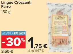 Carrefour Market Lingue Croccanti Farro offerta