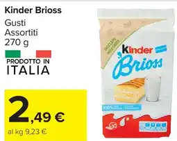Carrefour Market Kinder Brioss offerta
