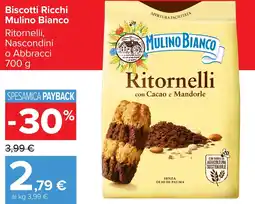 Carrefour Market Biscotti Ricchi Mulino Bianco offerta