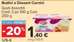 Carrefour Market Budini o Dessert Carnini offerta