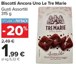 Carrefour Market Biscotti Ancora Uno Le Tre Marie offerta