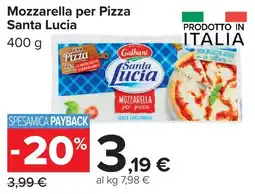Carrefour Market Mozzarella per Pizza Santa Lucia offerta