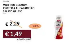 Prezzemolo e Vitale Milk pro bevanda proteica al caramello salato offerta