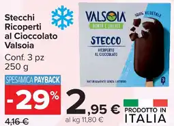 Carrefour Market Stecchi Ricoperti al Cioccolato Valsoia offerta