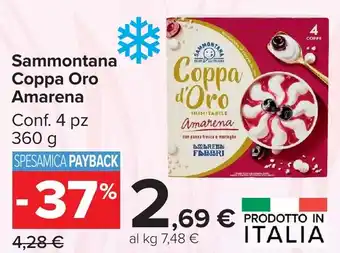 Carrefour Market Sammontana Coppa Oro Amarena offerta
