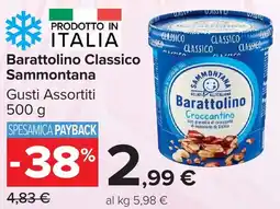 Carrefour Market Barattolino Classico Sammontana offerta