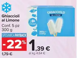 Carrefour Market Ghiaccioli al Limone offerta