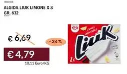 Prezzemolo e Vitale Algida liuk limone x 8 offerta