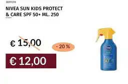 Prezzemolo e Vitale Nivea sun kids protect & care SPF 50+ offerta