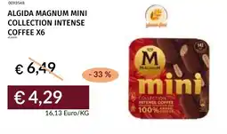 Prezzemolo e Vitale Algida magnum mini collection intense coffee x6 offerta