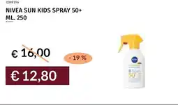 Prezzemolo e Vitale Nivea sun kids spray 50+ offerta