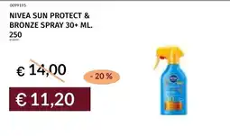 Prezzemolo e Vitale Nivea sun protect & bronze spray 30+ offerta