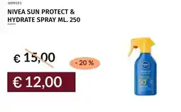 Prezzemolo e Vitale Nivea sun protect & hydrate spray offerta