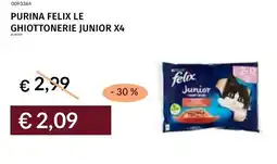 Prezzemolo e Vitale Purina felix le ghiottonerie junior x4 offerta