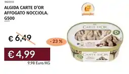 Prezzemolo e Vitale Algida carte d'or affogato nocciola offerta