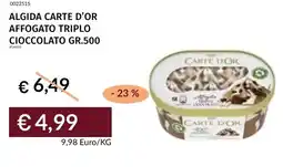 Prezzemolo e Vitale Algida carte d'or affogato triplo cioccolato offerta