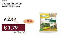 Prezzemolo e Vitale Orogel broccoli rosette offerta