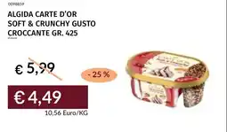 Prezzemolo e Vitale Algida carte d'or soft & crunchy gusto croccante offerta