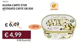 Prezzemolo e Vitale Algida carte d'or affogato caffe offerta