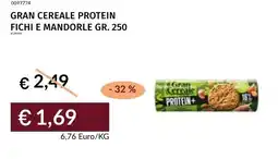 Prezzemolo e Vitale Gran cereale protein fichi e mandorle offerta