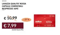 Prezzemolo e Vitale Lavazza qualita' rossa capsule compatibili nespresso offerta