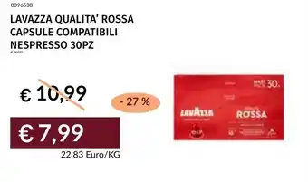 Prezzemolo e Vitale Lavazza qualita' rossa capsule compatibili nespresso offerta