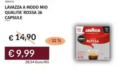 Prezzemolo e Vitale Lavazza a modo mio qualita' rossa 36 capsule offerta