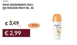 Prezzemolo e Vitale Dove deodorante roll on passion fruit offerta