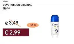 Prezzemolo e Vitale Dove roll on original offerta