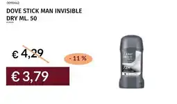 Prezzemolo e Vitale Dove stick man invisible dry offerta