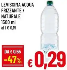 A&O Levissima acqua frizzante / naturale offerta