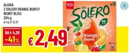 A&O Algida 3 solero orange burst/ berry bliss offerta