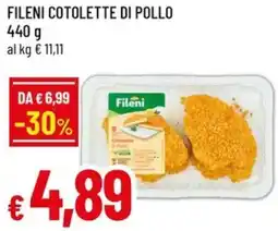 A&O Fileni cotolette di pollo offerta