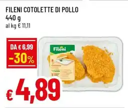 Famila FILENI COTOLETTE DI POLLO offerta