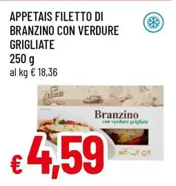 Famila Appetais Filetto di Branzino con Verdure Grigliate offerta