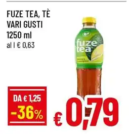 Famila FUZE TEA, TÈ VARI GUSTI offerta