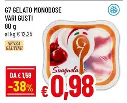Famila G7 GELATO MONODOSE VARI GUSTI offerta