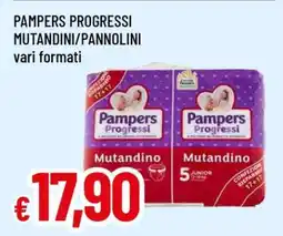 Famila PAMPERS PROGRESSI MUTANDINI/PANNOLINI offerta
