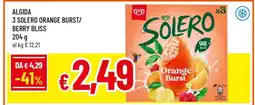 Famila ALGIDA 3 SOLERO ORANGE BURST/BERRY BLISS offerta