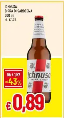 Famila ICHNUSA BIRRA DI SARDEGNA offerta