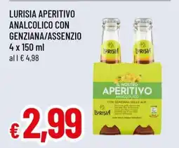 Famila Lurisia Aperitivo Analcolico con Genziana/Assenzio offerta