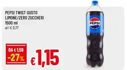 Famila PEPSI TWIST GUSTO LIMONE/ZERO ZUCCHERI offerta
