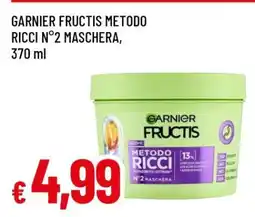 Famila GARNIER FRUCTIS METODO RICCI N°2 MASCHERA offerta