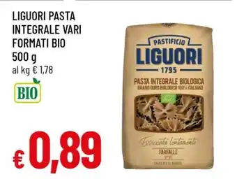 Famila Liguori Pasta Integrale Vari Formati Bio offerta