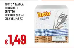 Famila Tutto a Tavola Tovaglioli offerta