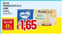 Famila Mellin Omogeneizzato alla Carne offerta