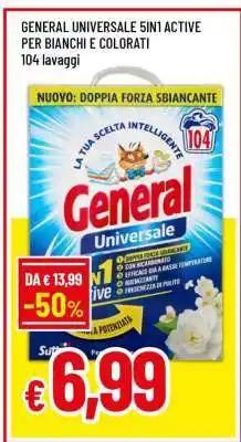 Famila GENERAL UNIVERSALE 5IN1 ACTIVE PER BIANCHI E COLORATI offerta