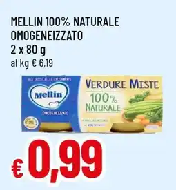 Famila MELLIN 100% NATURALE OMOGENEIZZATO offerta