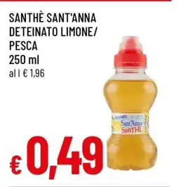 Famila SANTHÈ SANT'ANNA DETEINATO LIMONE/PESCA offerta